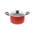 TOPPER NON STICK GLAMOUR CASSEROLE WITH LID RED 26 CM