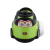 CAR BABY POTTY - LIME GREEN
