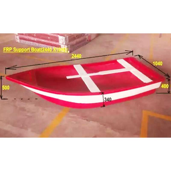 FRP SUPPORT  BOAT 8' RED
