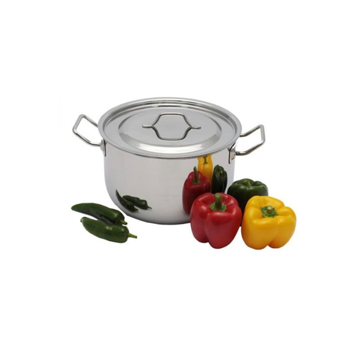 SS INDUCTION PAN WITH LID18CM-ISPS18-SKB