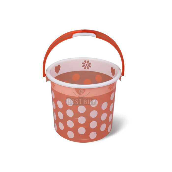 TWO COLOR FLOWER BUCKET 20L - ASSORTED