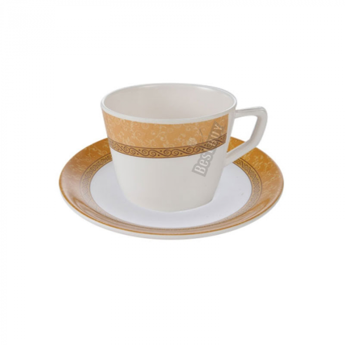 Small Tea Cup With Saucer Marigold