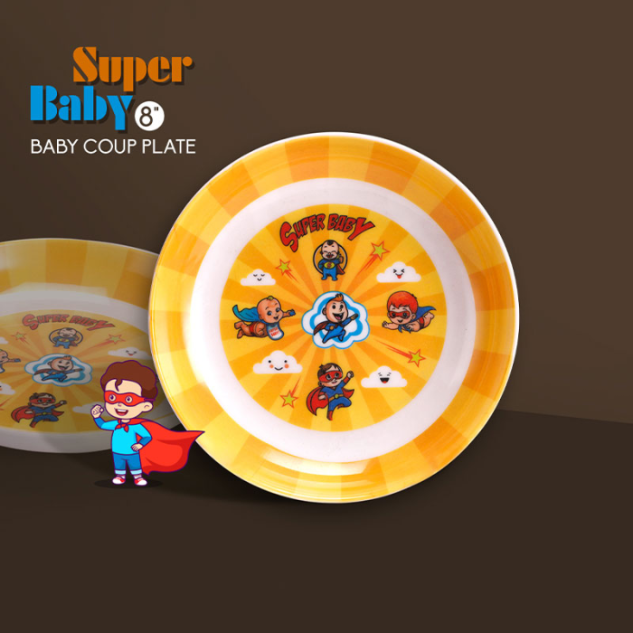8" BABY COUP PLATE-SUPER BABY