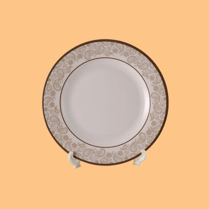8" Meat Plate -Golden Leaf