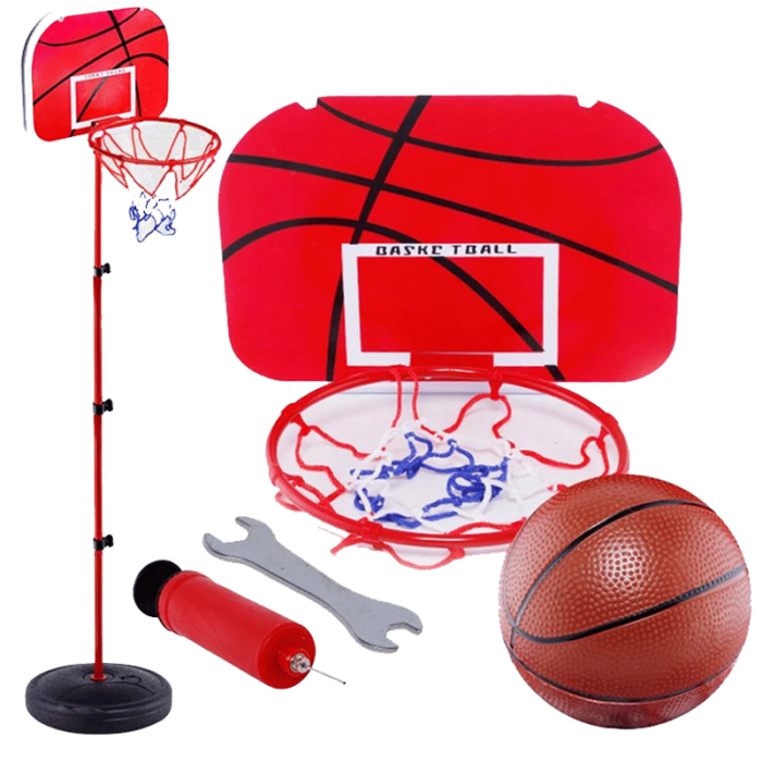SPORTS BABY BASKET WITH BALL SET-DRNT