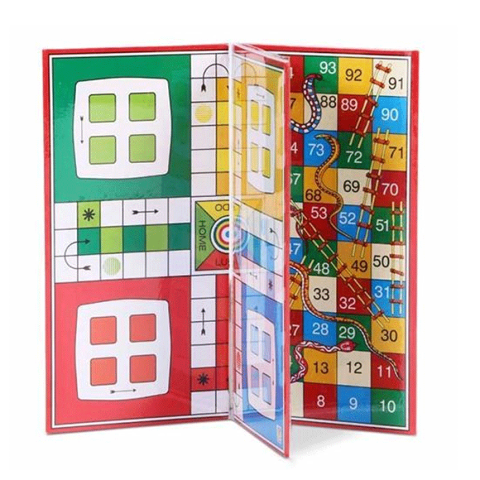 LUDO WITH SNAKES LADDER BOARD-LARGE-BBUY
