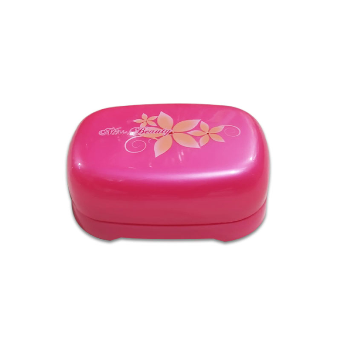 BEAUTY SOAP CASE SQUARE - PINK