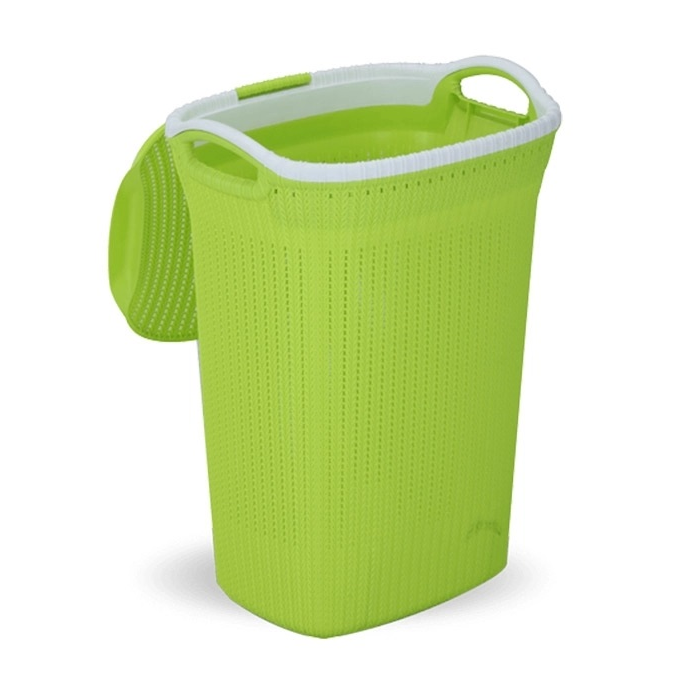 CAINO LAUNDRY BASKET OVAL - LIME GREEN