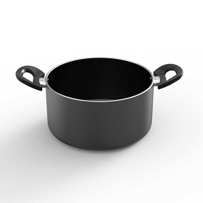 TPR NS GLAMOUR CASSEROLE WITH LID (ASH)- 28CM