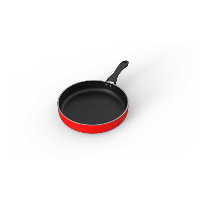 TPR NS GLAMOUR FRY PAN (RED) - 26 CM