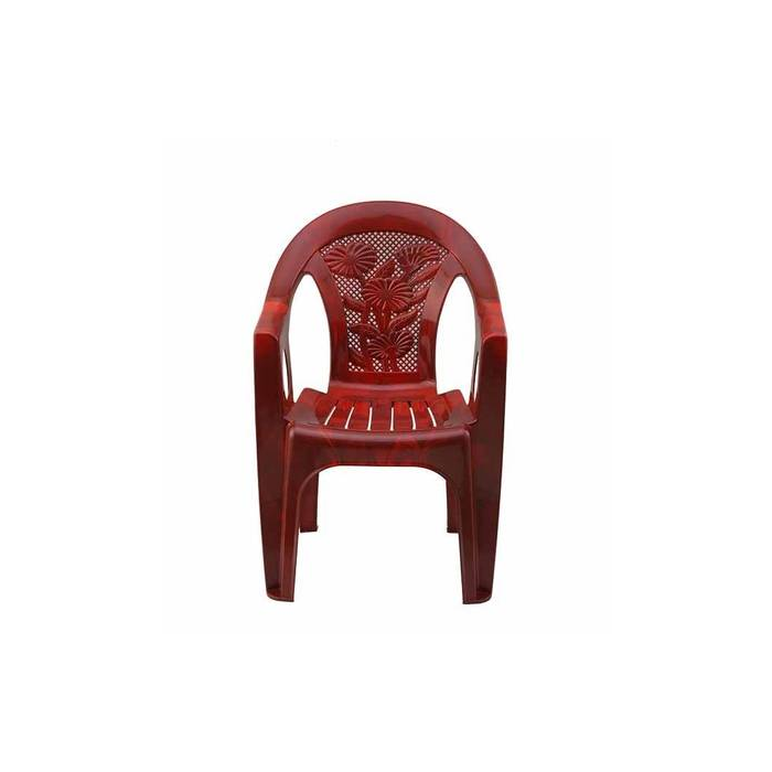 SUPREME CHAIR WITH ARM (FLOWER)  ROSE WOOD-TEL