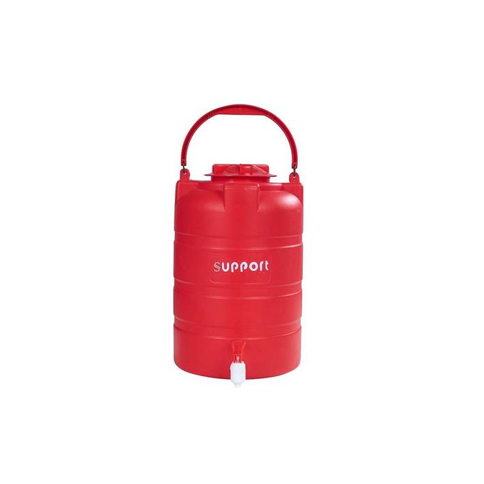 SUPPORT 20L BLOW TANK WITH TAP-RED