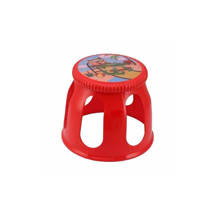 RELAX STOOL RED PRINTED-TEL