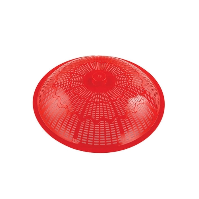DELIGHT DISH COVER 38 CM - RED
