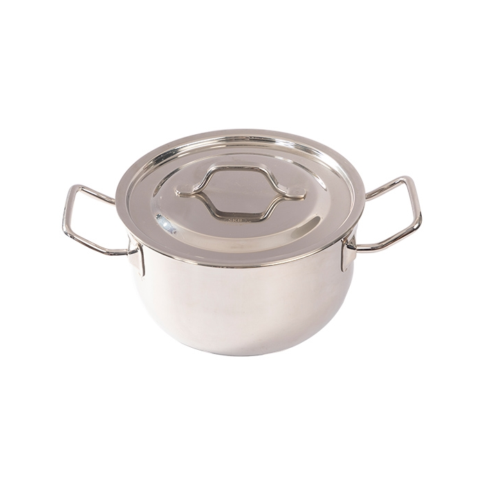 SS INDUCTION PAN WITH LID24CM-ISPS24-SKB