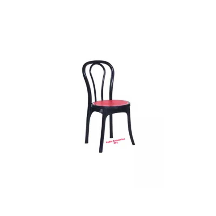 NEW CLASSIC CHAIR (SOLID) - BLACK & RED