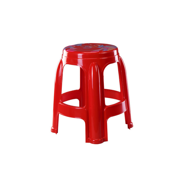 ROUND STOOL HIGH 4 COLOR (PRINTED) - ASSORTED