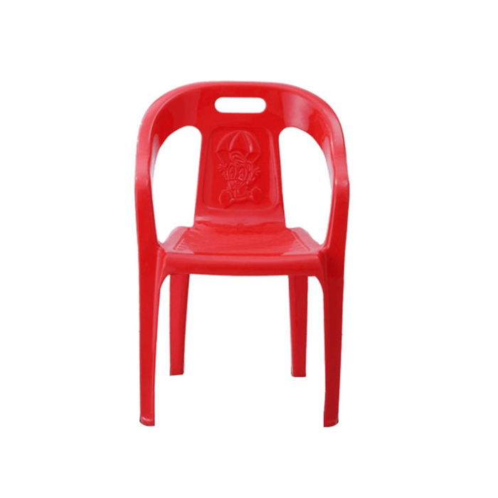 PLASTIC BABY CHAIR - RED