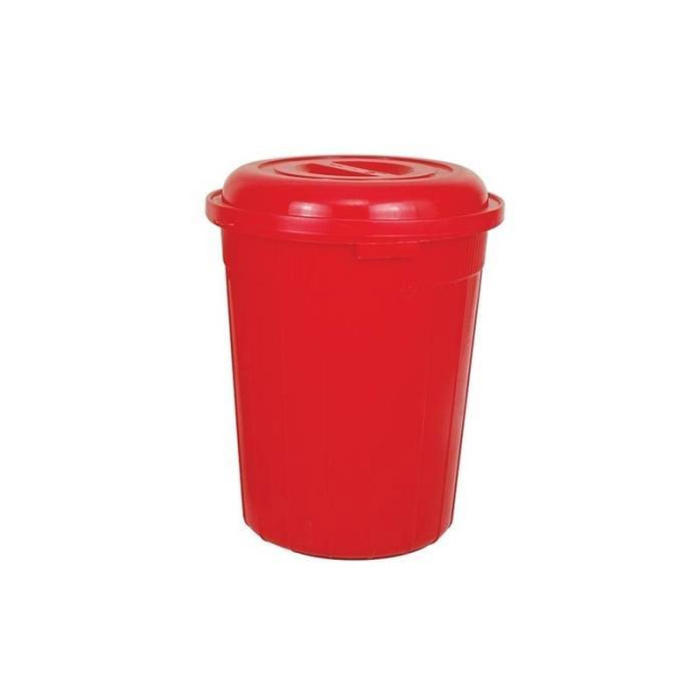 DRUM BUCKET WITH LID 80L - RED