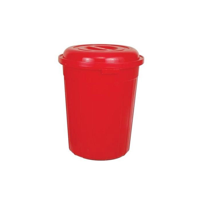 DRUM BUCKET WITH LID 60L - RED