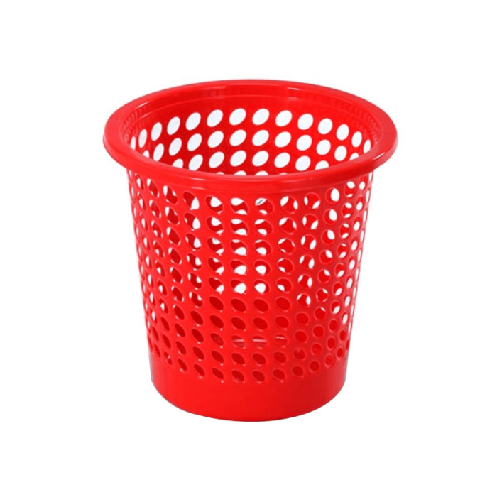 DUST KEEPER PAPER BASKET - RED