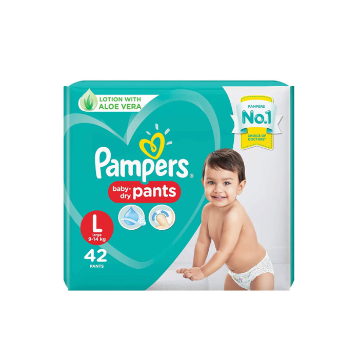 PAMPERS JP PANTS LARGE 42S