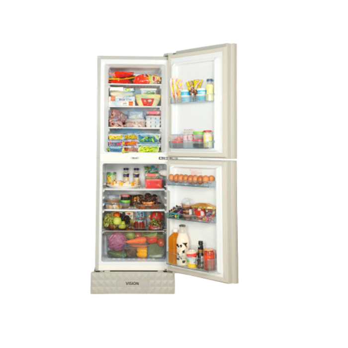 VISION GLASS DOOR REFRIGERATOR RE-240 LITRE CHINESE ROSE